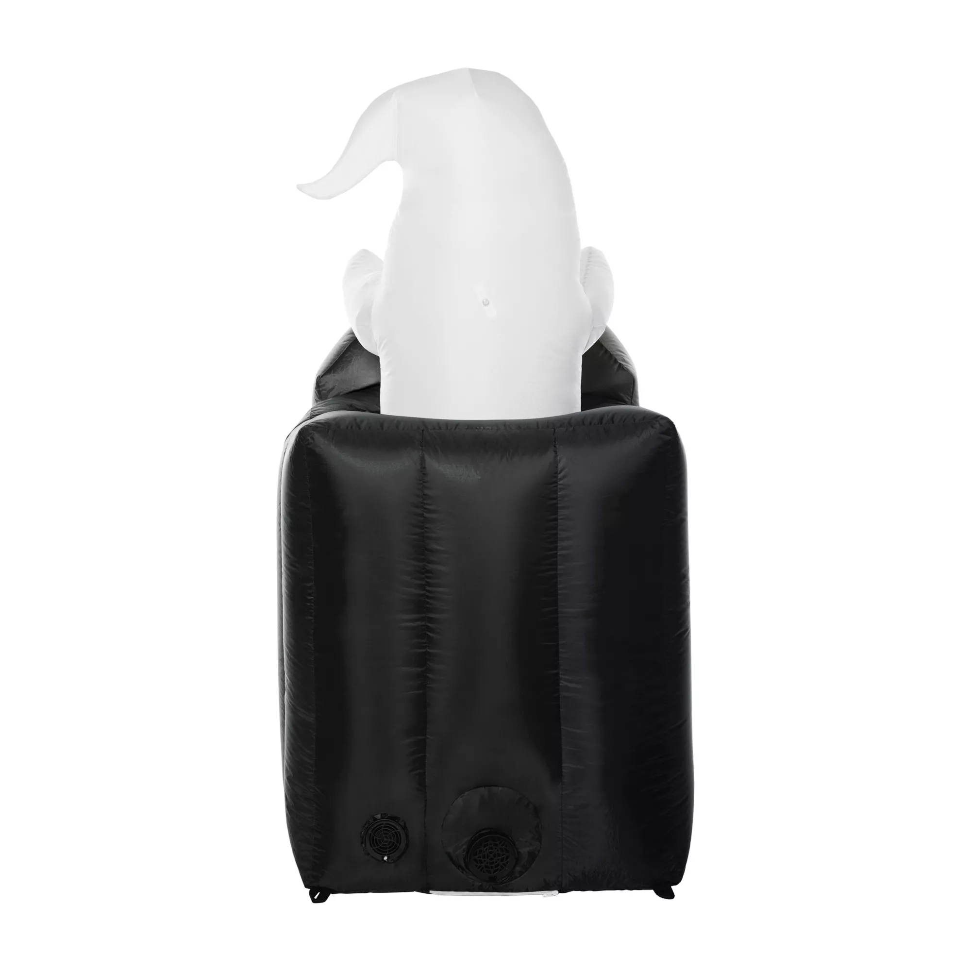 4 Ft 2 In Light-Up Animated Tombstone Ghost Inflatable Decoration at Spirit Halloween
