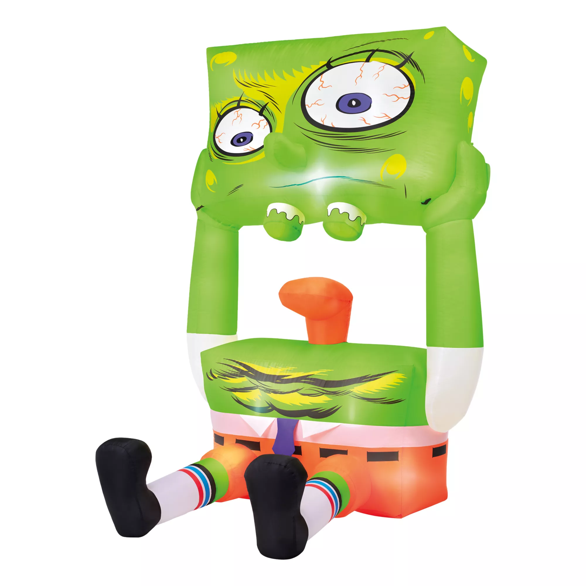 5 Ft Light-Up SpongeBob SquarePants Inflatable Decoration at Spirit Halloween