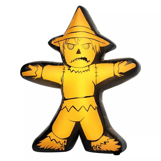 2 Ft Light-Up Mini Scarecrow Inflatable Decoration at Spirit Halloween