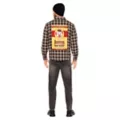 Adult Clown in a Cornfield Flannel Shirt at Spirit Halloween
