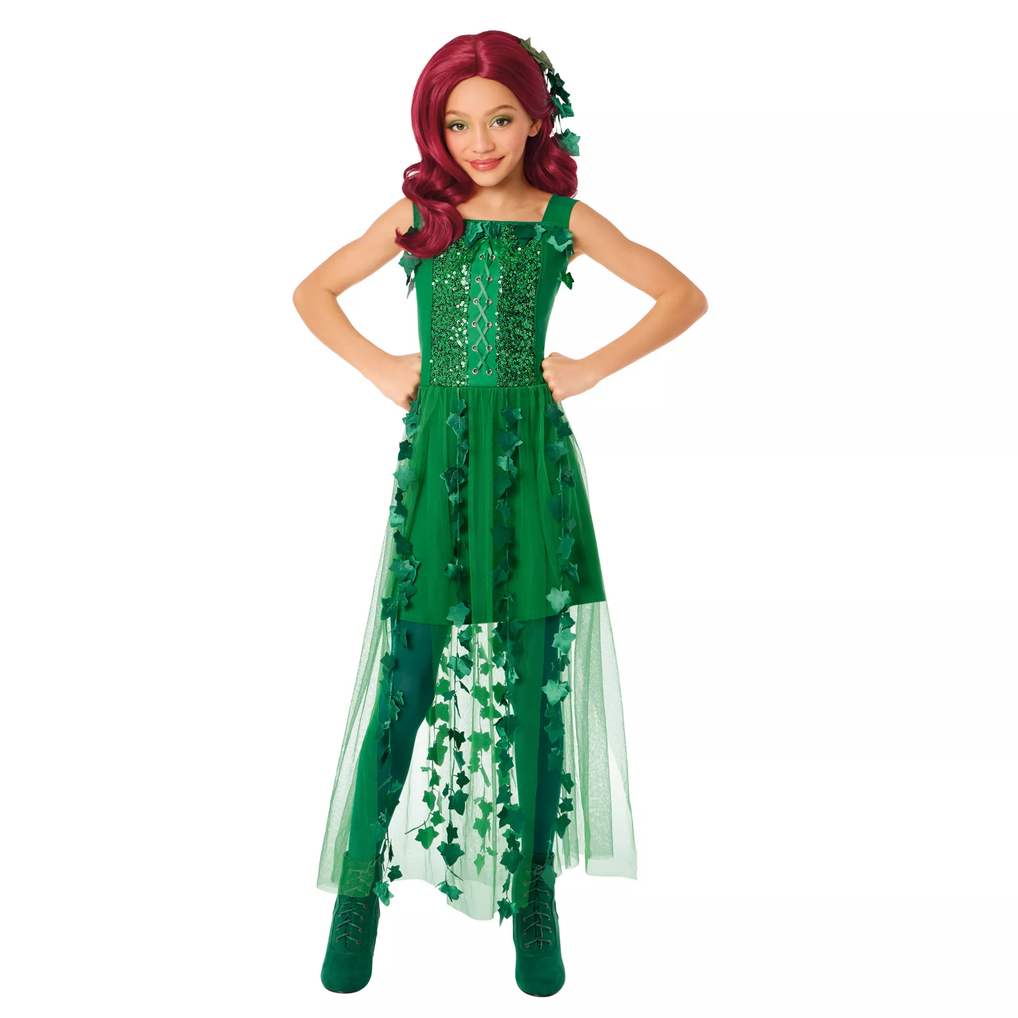 Kids Poison Ivy Dress Costume - DC Villains at Spirit Halloween
