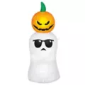 4 Ft Ghost and Pumpkin Inflatable Decoration at Spirit Halloween