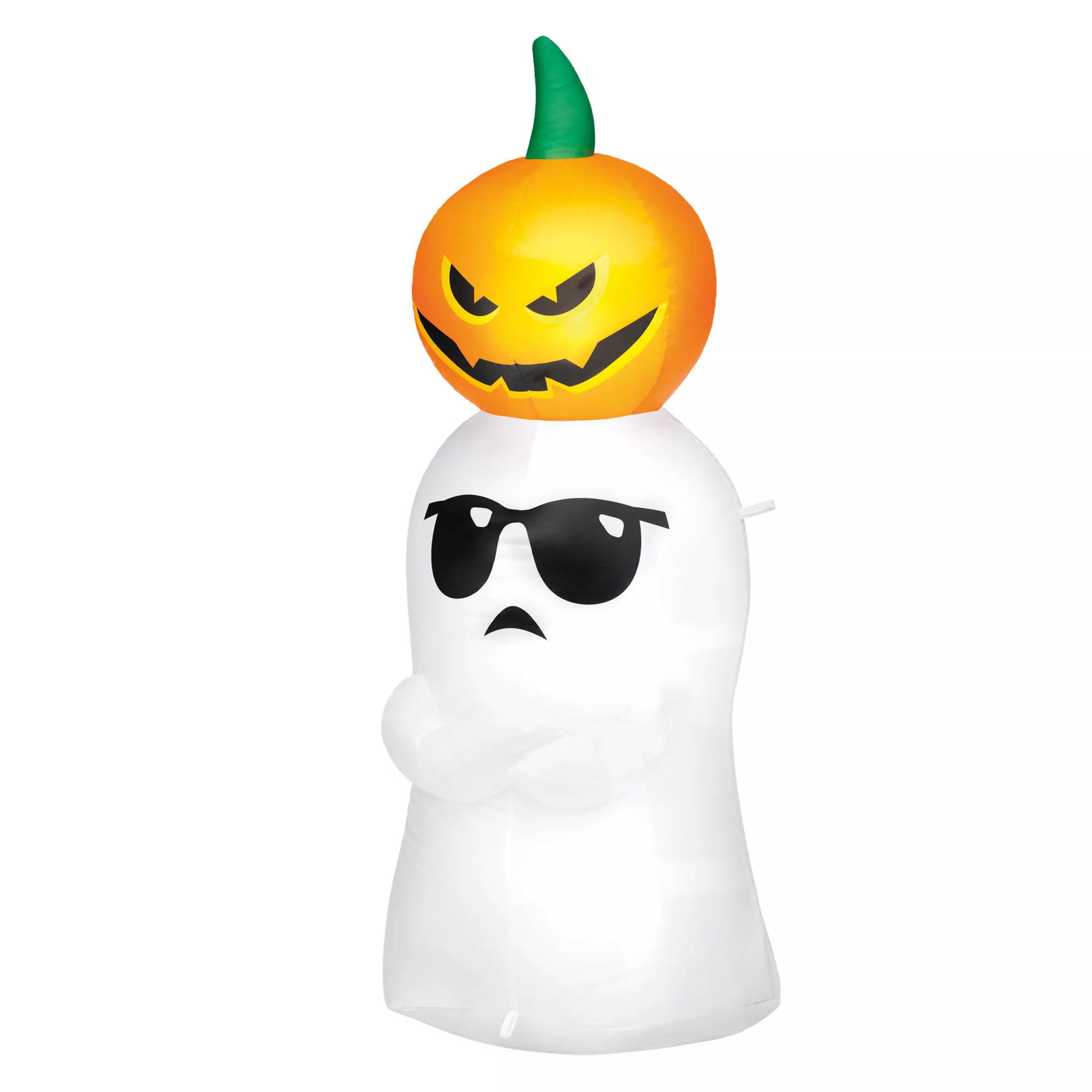 4 Ft Ghost and Pumpkin Inflatable Decoration at Spirit Halloween