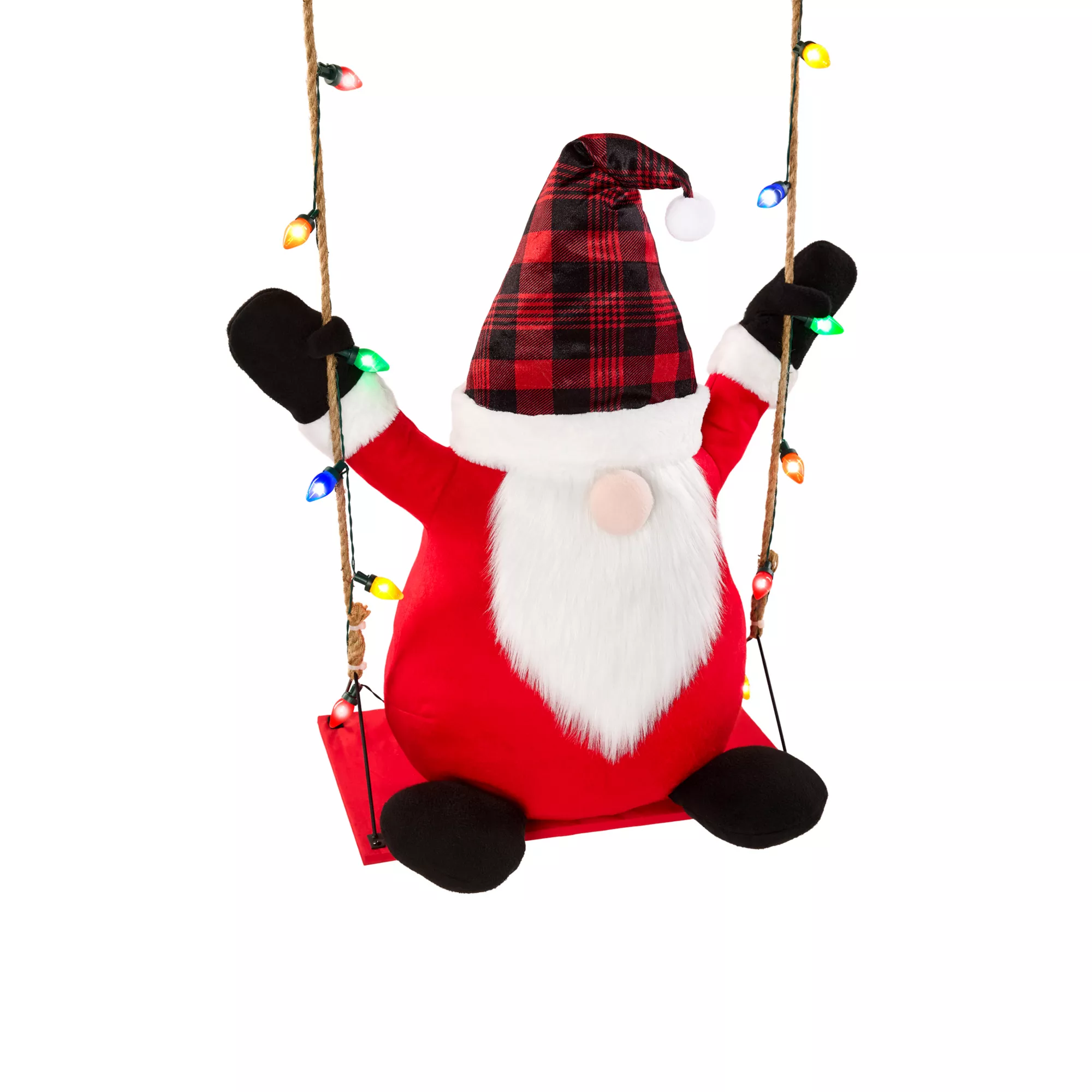 2 Ft 7 In Light-Up Swinging Gnome Animatronic at Spirit Halloween