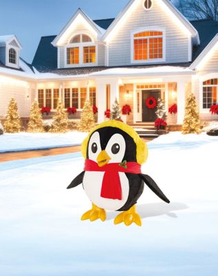 2 Ft 8 In Penguin Caroler Animatronic