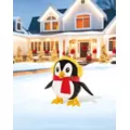 2 Ft 8 In Penguin Caroler Animatronic at Spirit Halloween