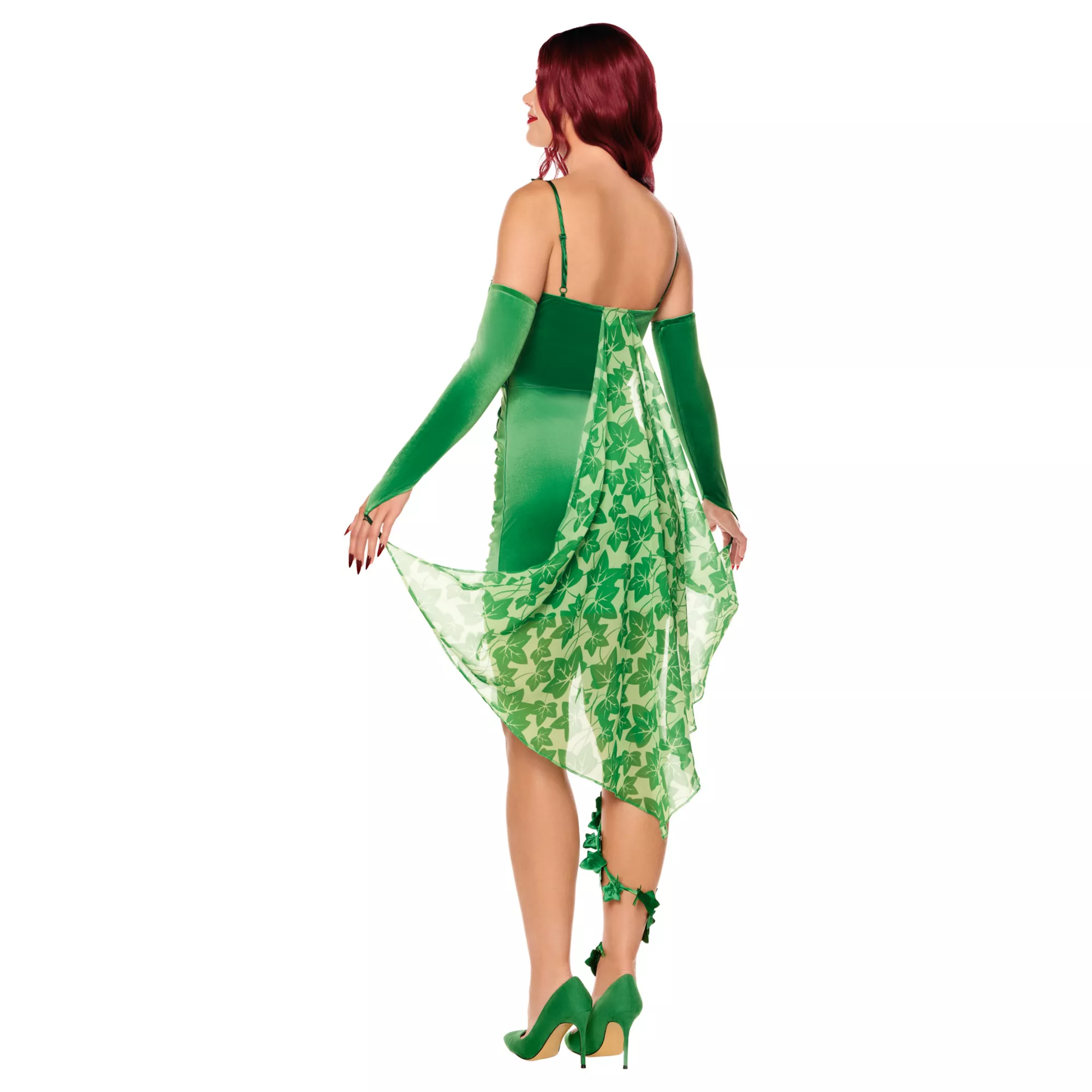 Adult Poison Ivy Ruched Dress Costume - DC Villains at Spirit Halloween