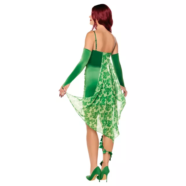 Adult Poison Ivy Ruched Dress Costume - DC Villains at Spirit Halloween