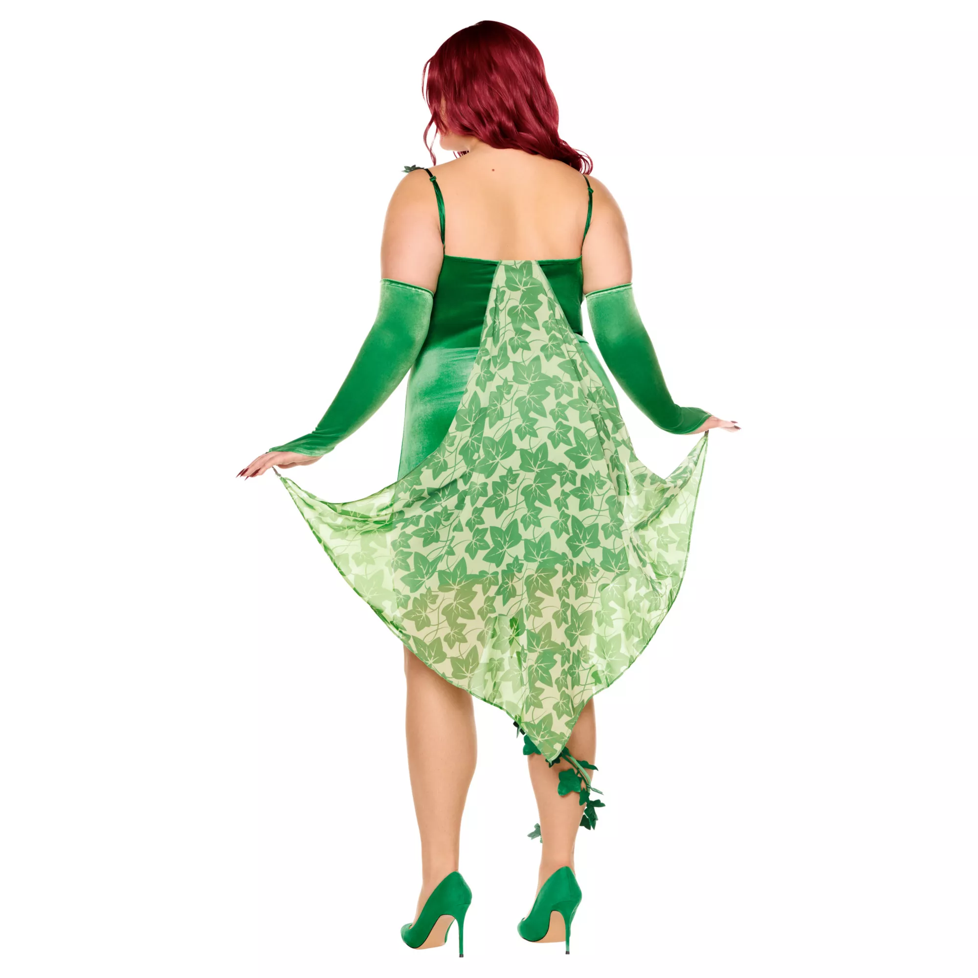 Adult Poison Ivy Ruched Dress Costume - DC Villains at Spirit Halloween