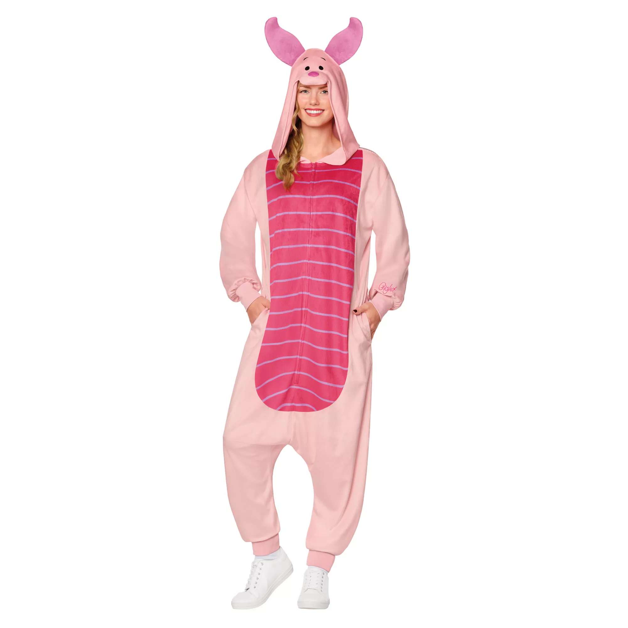 Adult Piglet Jumpsuit Costume - Winnie the Pooh at Spirit Halloween