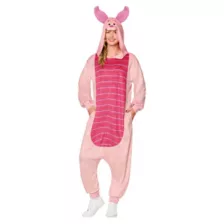Adult Piglet Jumpsuit Costume - Winnie the Pooh at Spirit Halloween