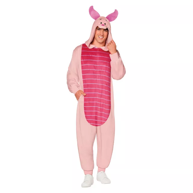 Adult Piglet Jumpsuit Costume - Winnie the Pooh at Spirit Halloween
