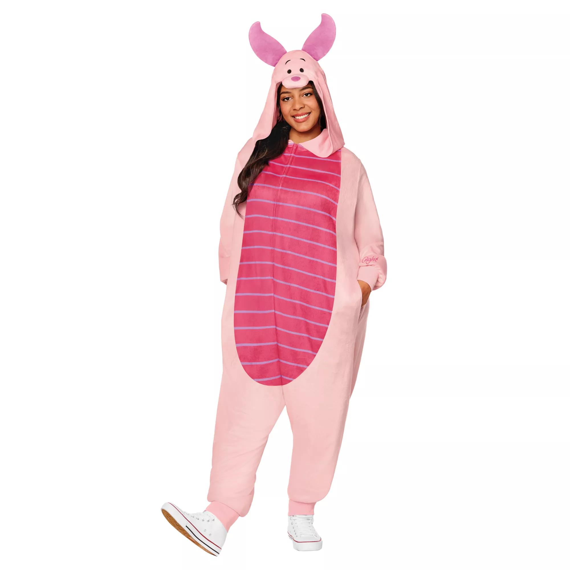 Adult Piglet Jumpsuit Costume - Winnie the Pooh at Spirit Halloween