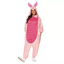 Adult Piglet Jumpsuit Costume - Winnie the Pooh at Spirit Halloween