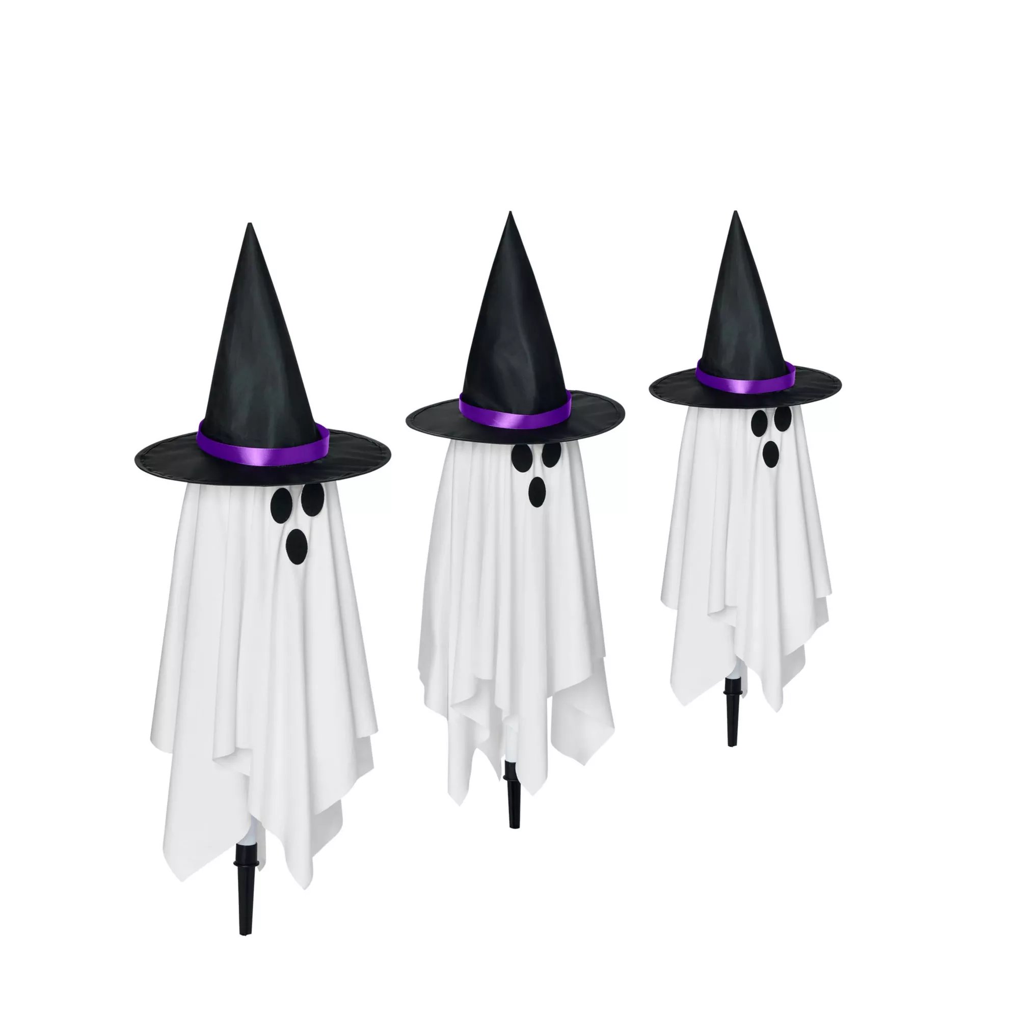 Light-Up Witchy Ghost Pathway Markers - 3 Pack at Spirit Halloween