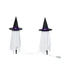 Light-Up Witchy Ghost Pathway Markers - 3 Pack at Spirit Halloween