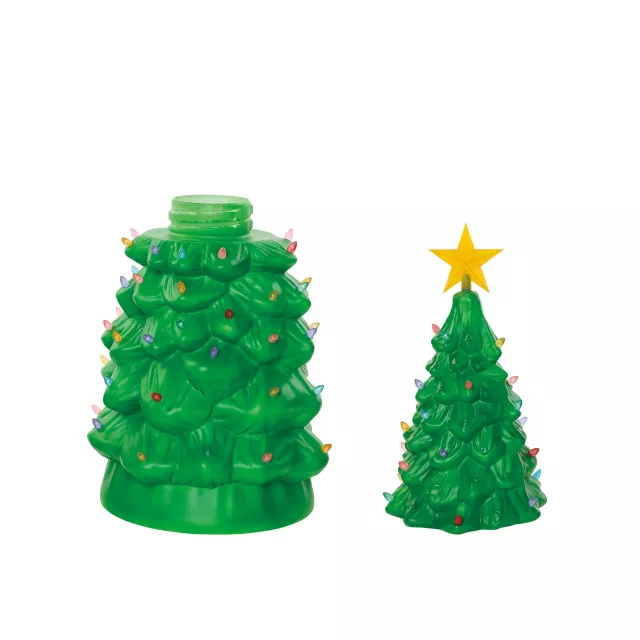 3 Ft 10 In Light-Up Blow Mold Green Christmas Tree at Spirit Halloween