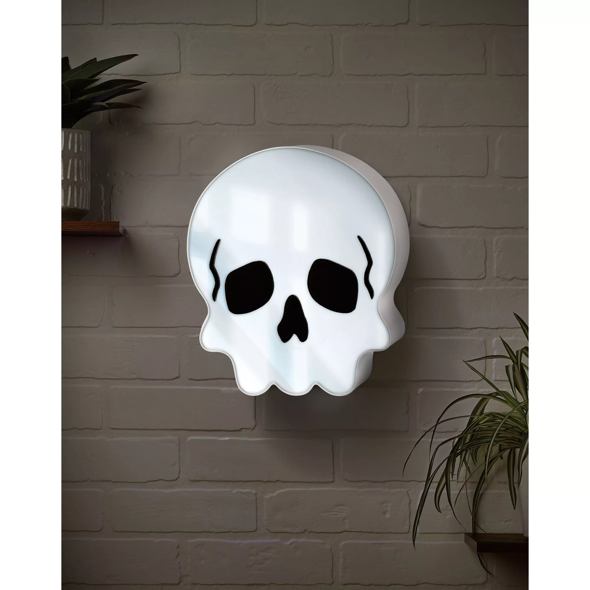 Light-Up Skull Infinity Mirror at Spirit Halloween