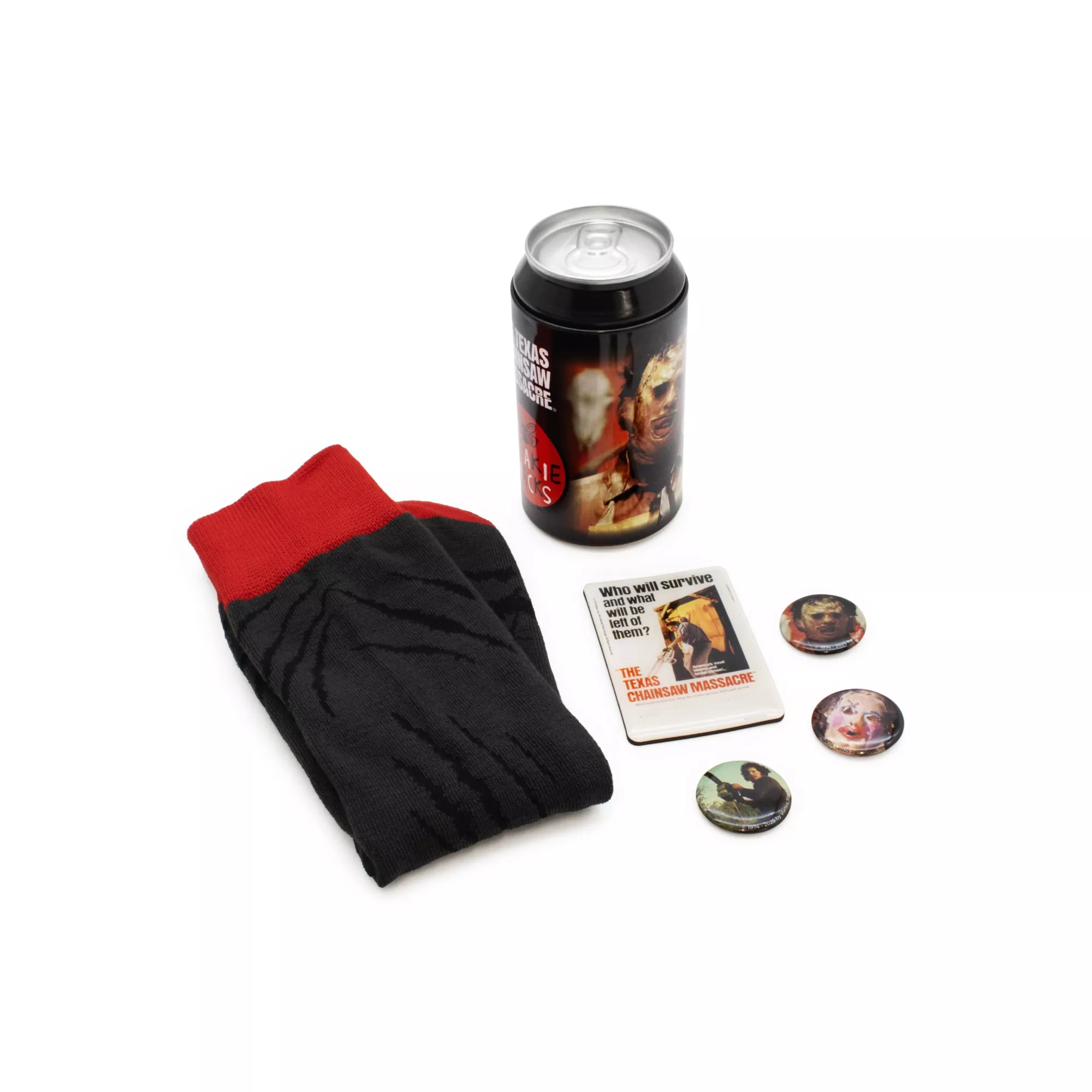 Freakie Snacks Leatherface Can at Spirit Halloween