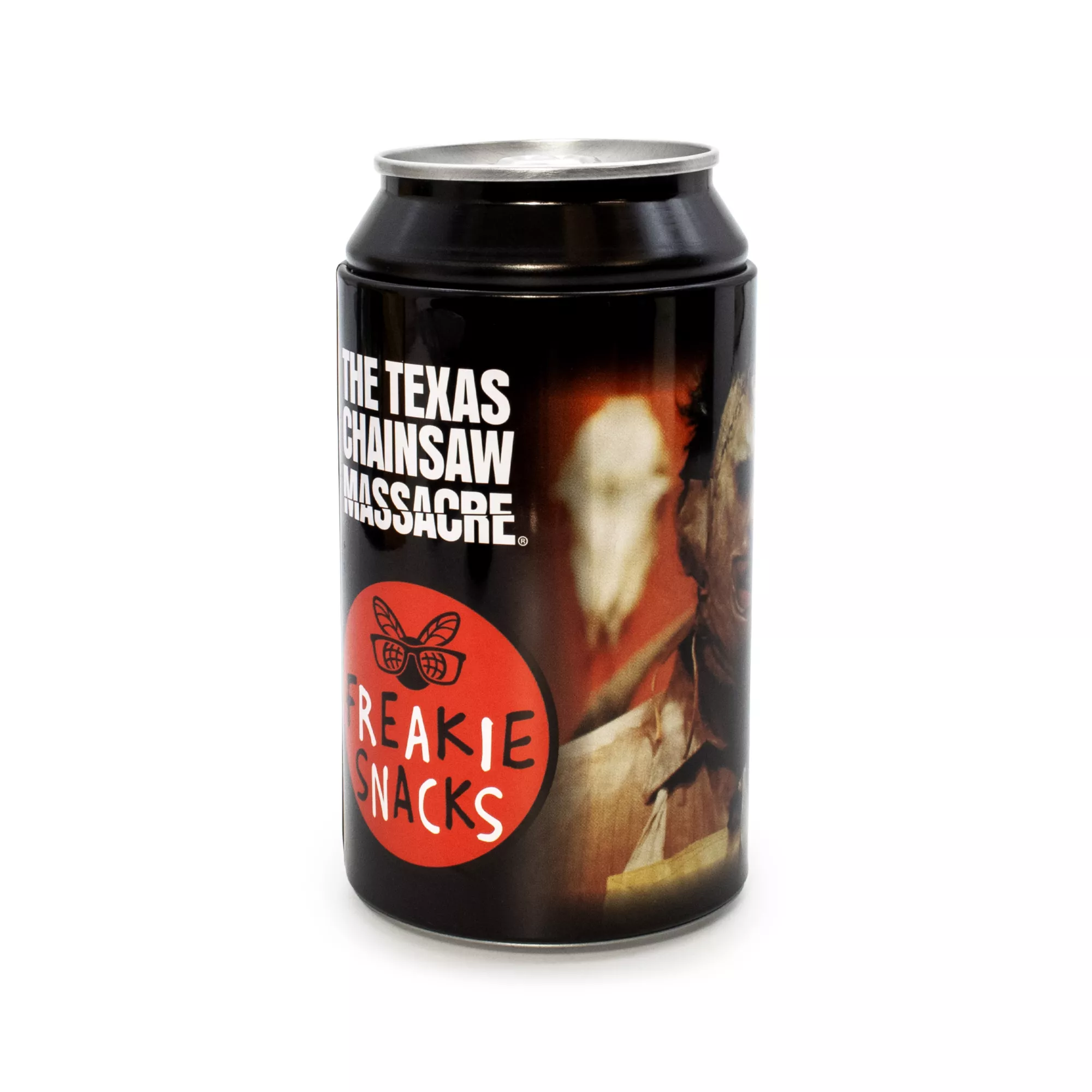 Freakie Snacks Leatherface Can at Spirit Halloween