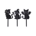 Black Cat Tombstone and Stakes Set at Spirit Halloween