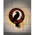 Raven Stained Glass Night Light at Spirit Halloween