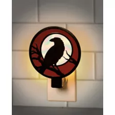 Raven Stained Glass Night Light at Spirit Halloween