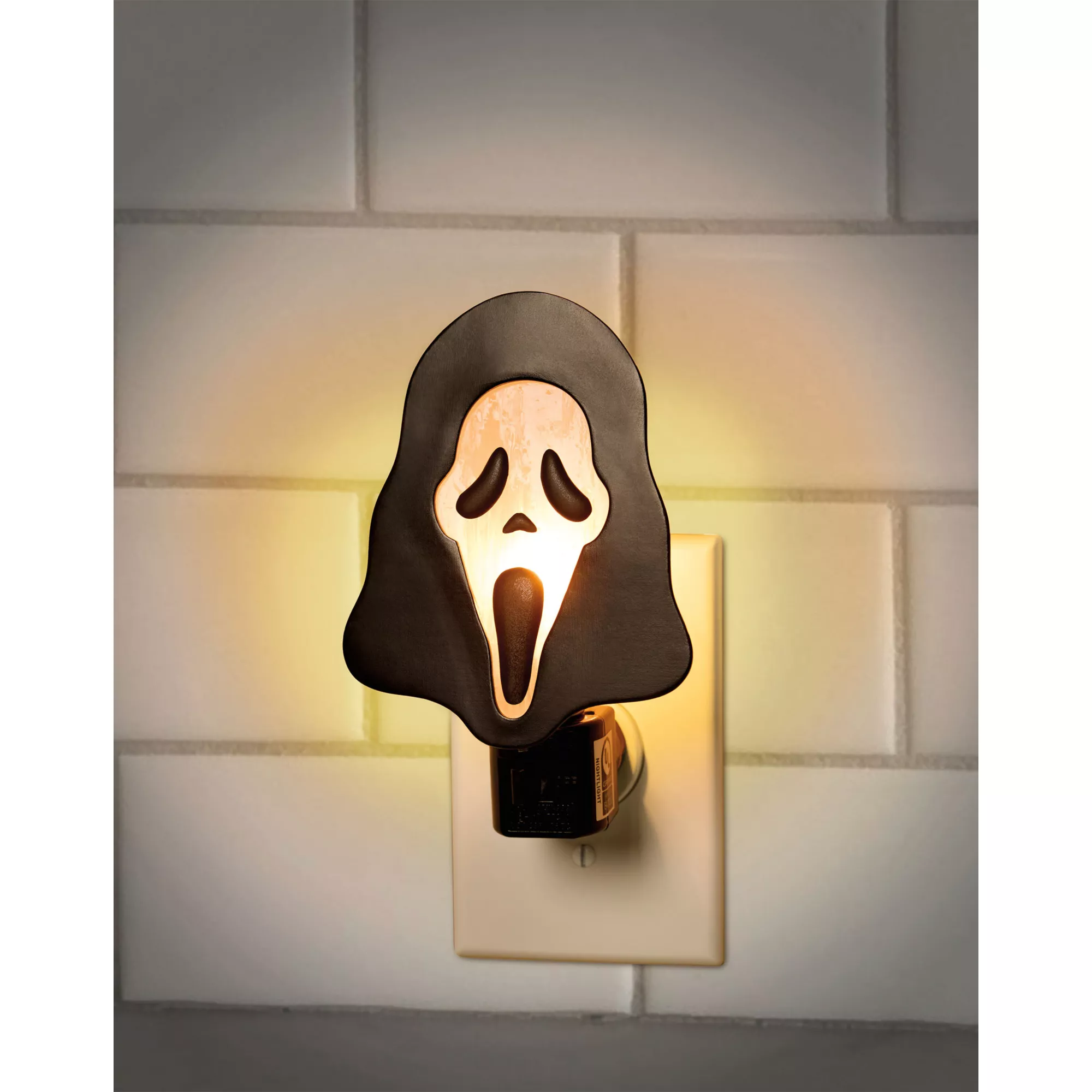 Ghost Face Light-Up LED Night Light at Spirit Halloween