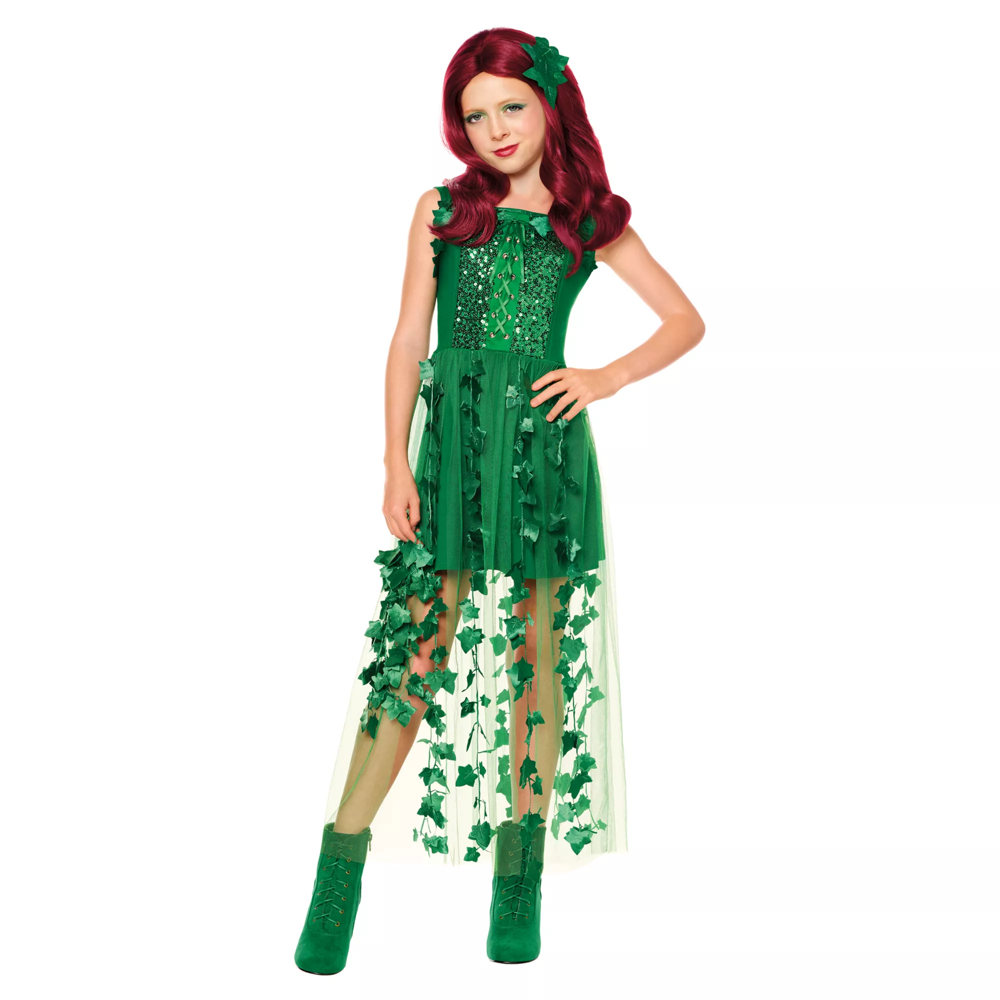 Kids Poison Ivy Wig - DC Villains at Spirit Halloween