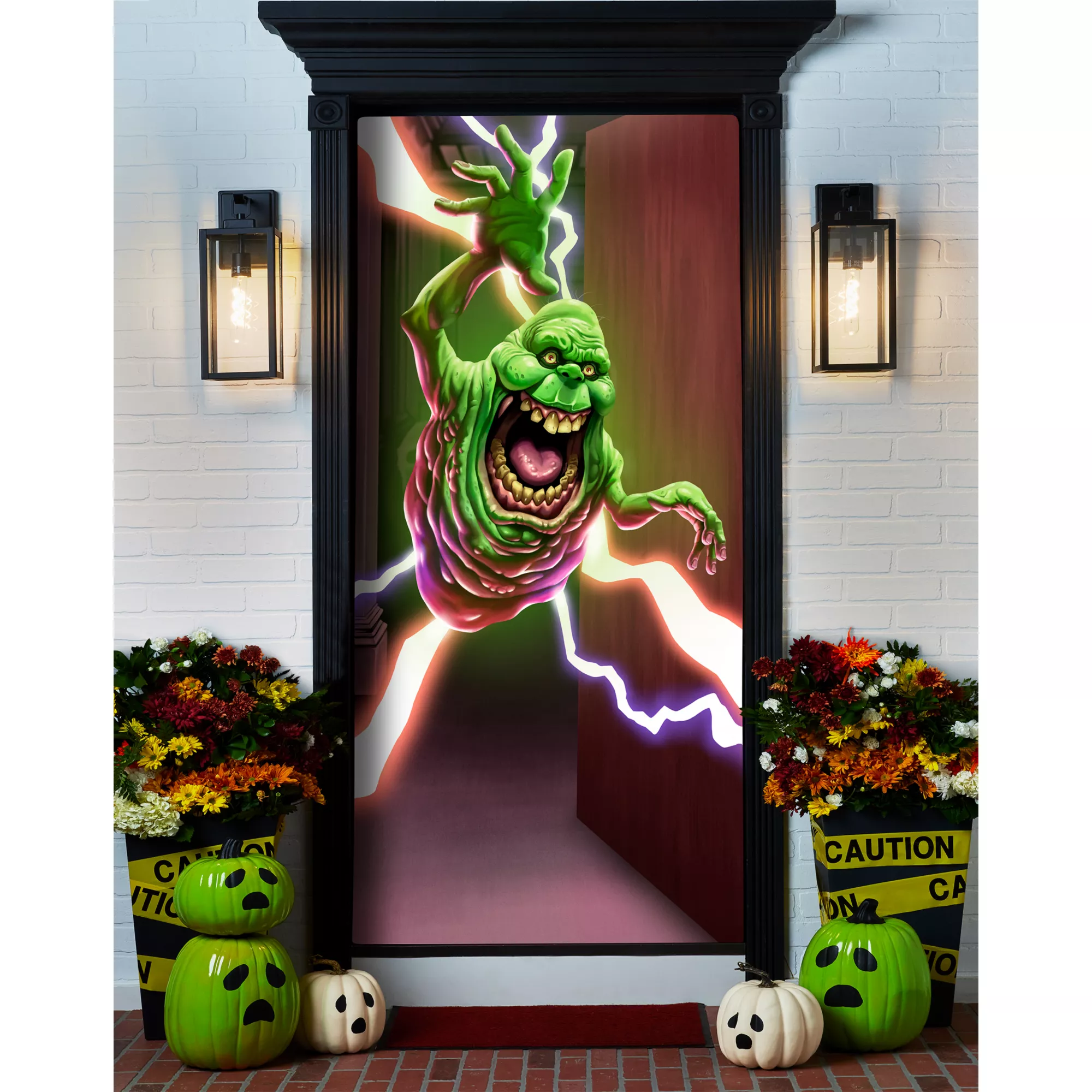 Slimer Door Cover - Ghostbusters at Spirit Halloween