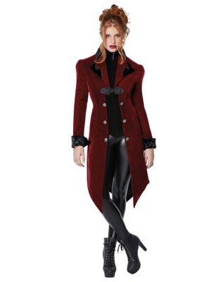 adult burgundy vampire dress Jacket priority-01-nova-one-shoulder-ankle-gown-silver Top Short Dress Tumblr Color:TILE DREAM MULTICOLOR Vampire jacket Long sleeves