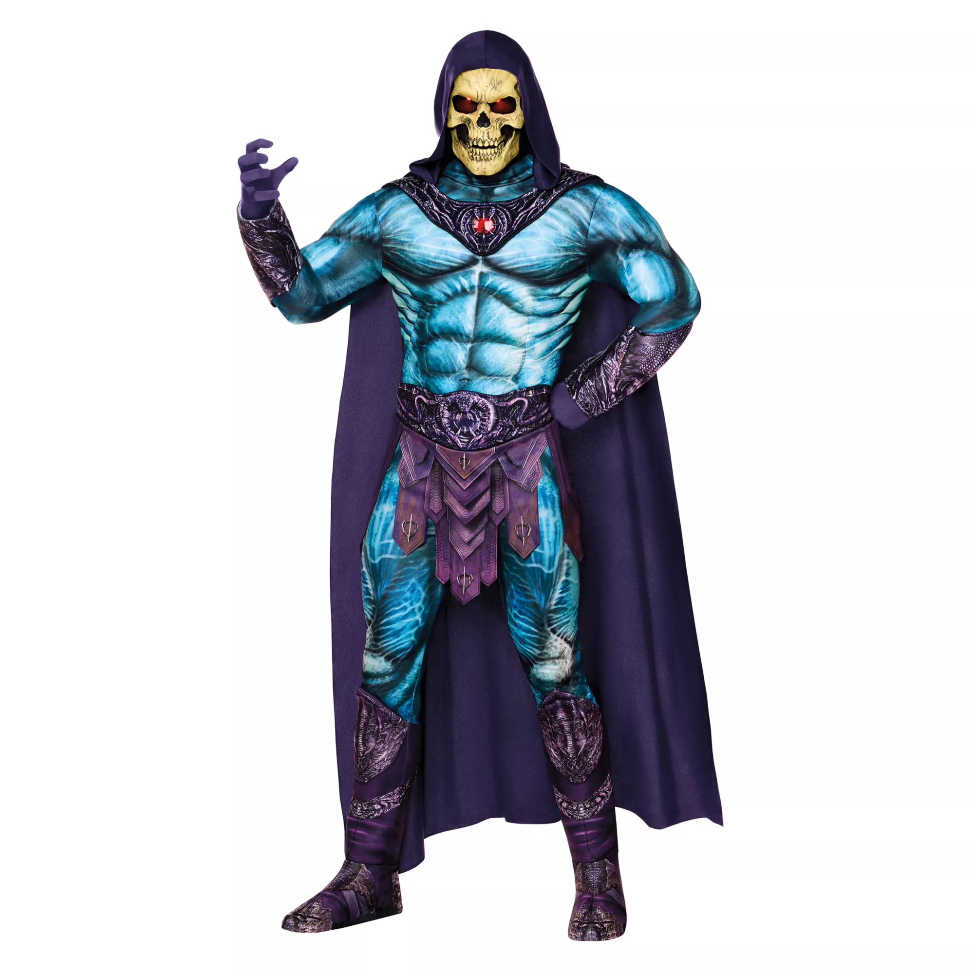 Adult Light-Up Skeletor Costume - Masters of the Universe at Spirit Halloween