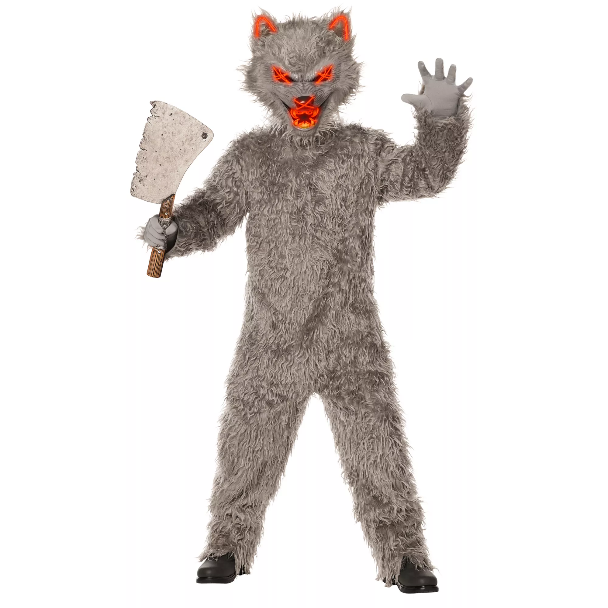 Kids Light-Up Werewolf Jumpsuit Costume at Spirit Halloween
