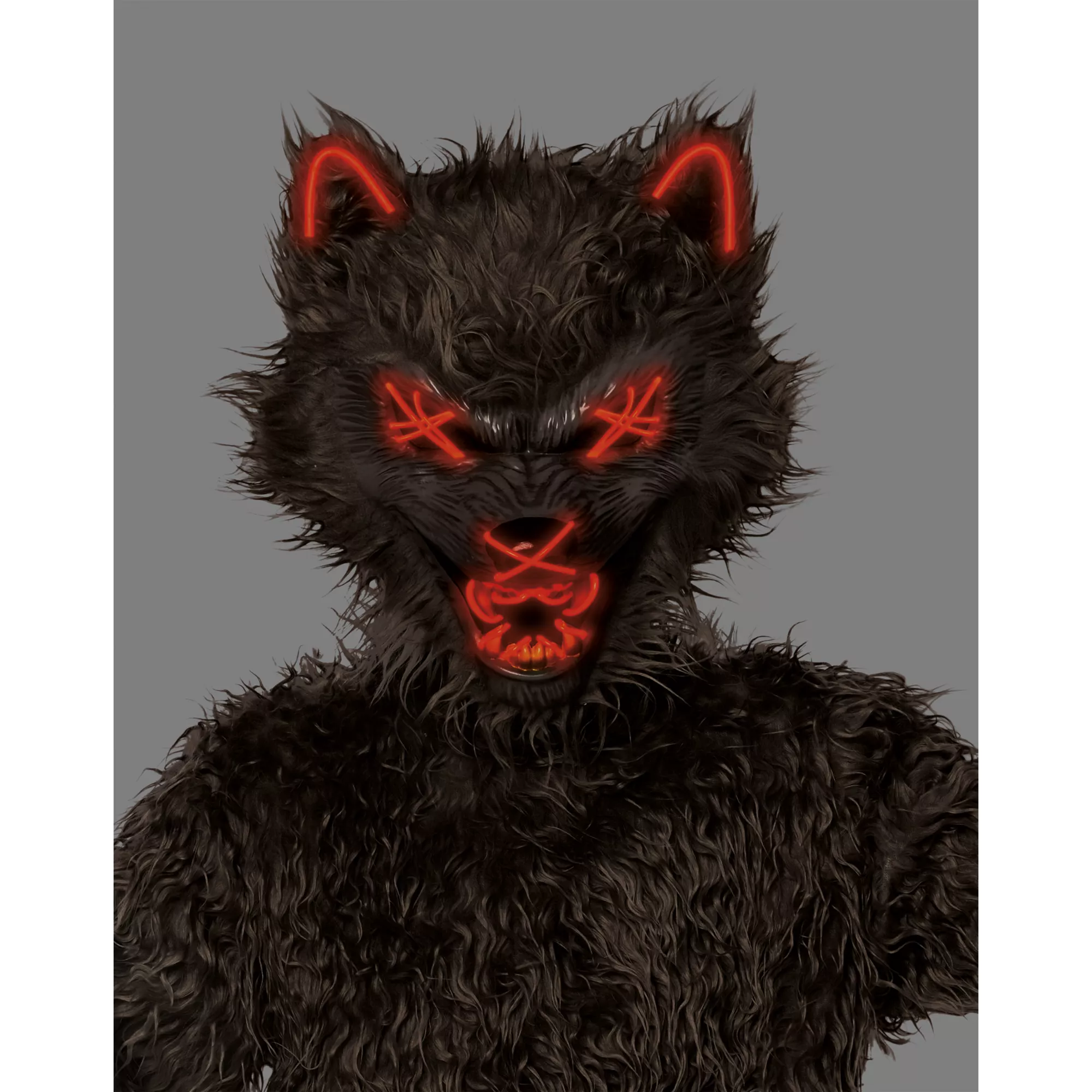 Kids Light-Up Werewolf Jumpsuit Costume at Spirit Halloween