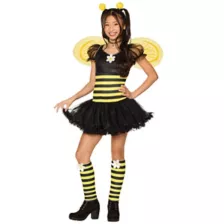 Kids Magical Honeybee Dress Costume - Spirithalloween.com