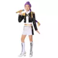 Kids Rumi Golden Dress Costume - KPop Demon Hunters at Spirit Halloween