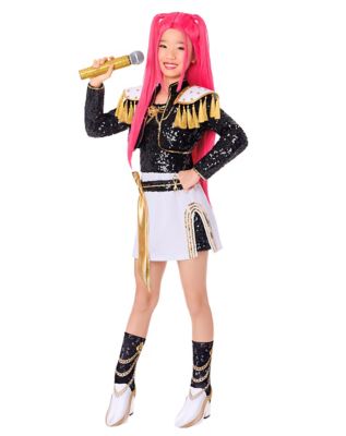 rumi golden dress Kids Costume rumi golden outfit no jacket