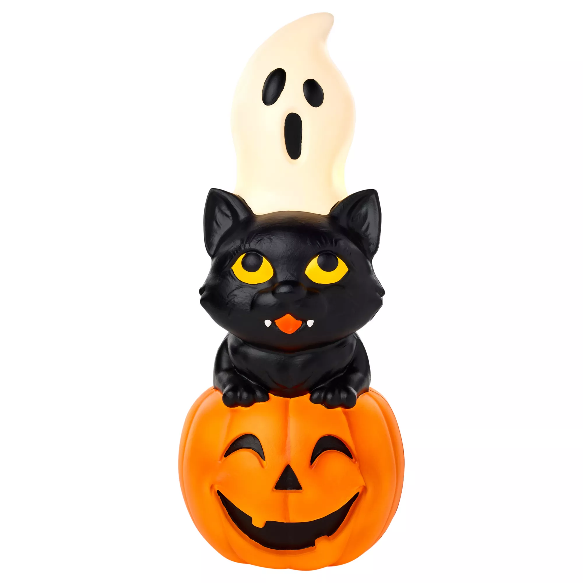 Light-Up Blow Mold Classic Halloween Icons Stack at Spirit Halloween