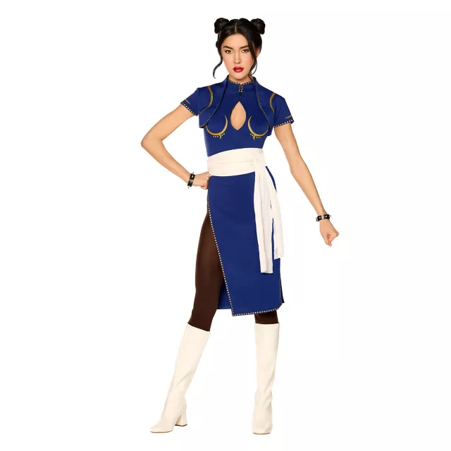 chun li blue dress Adult Chun-Li Costume Blundstone Rustic Black Low-Cut