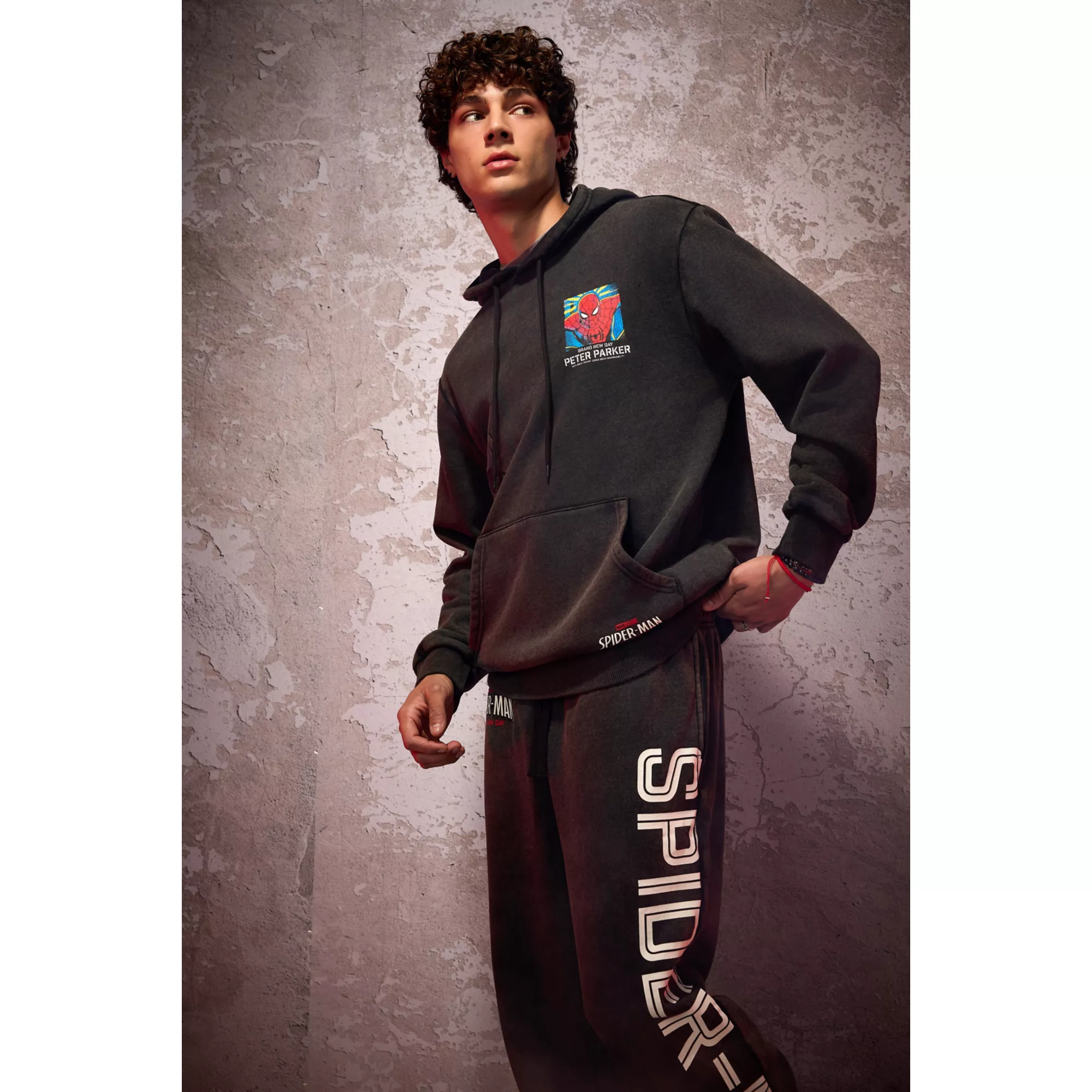 Spider-Man Brand New Day Washed Hoodie - Marvel at Spencer's