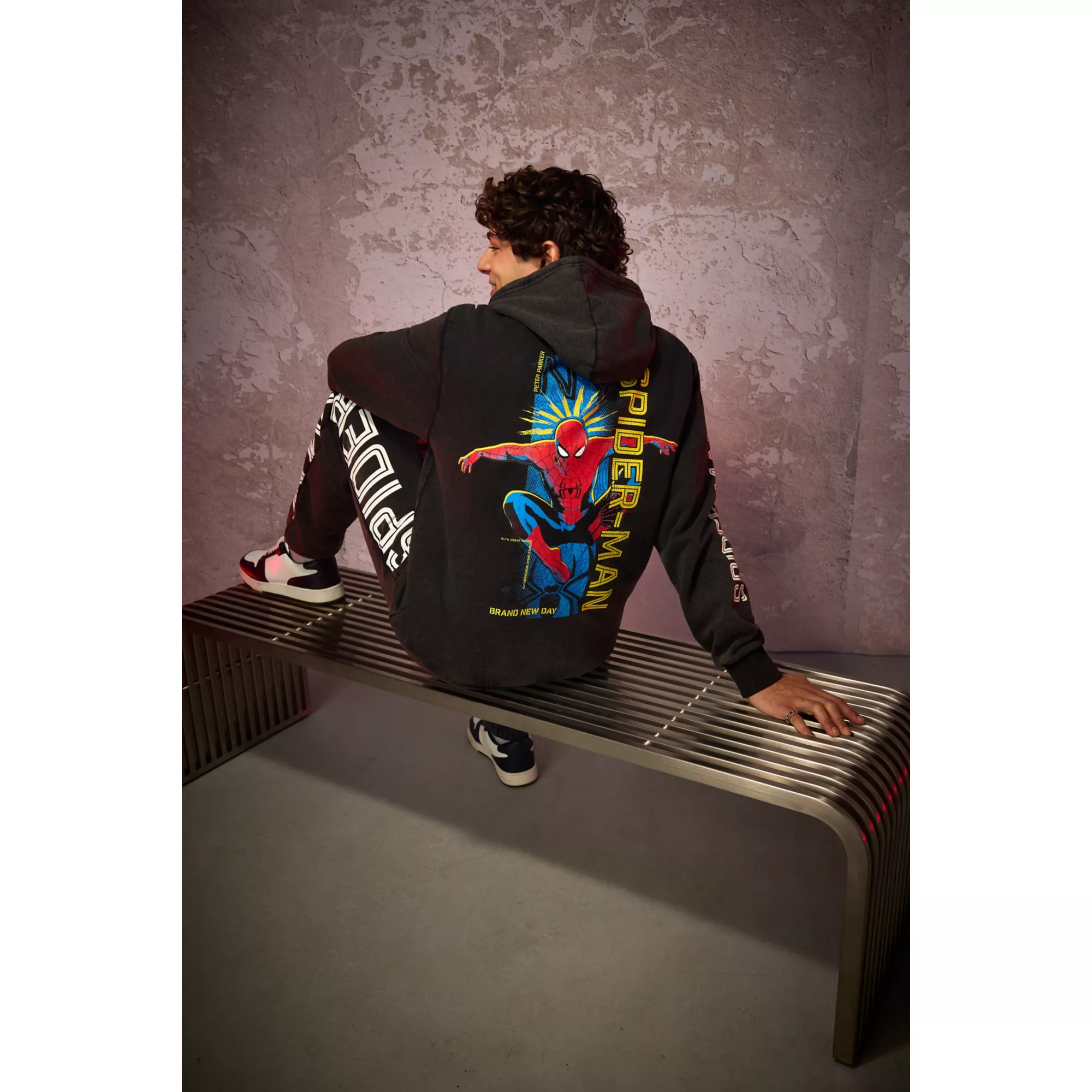 Spider-Man Brand New Day Washed Hoodie - Marvel at Spencer's