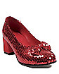 Red Sequin Shoes