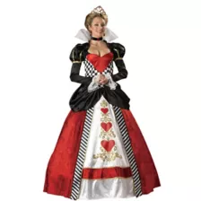 Adult Queen of Hearts Costume - Deluxe at Spirit Halloween