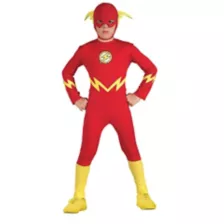 Kids The Flash One Piece Costume - DC Comics at Spirit Halloween
