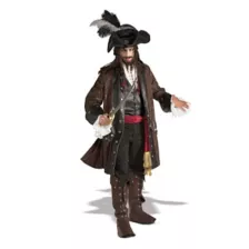 Caribbean Pirate Adult Mens Theatrical Costume at Spencer's
