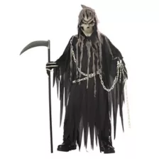 Kids Glow in the Dark Grim Reaper Costume at Spirit Halloween