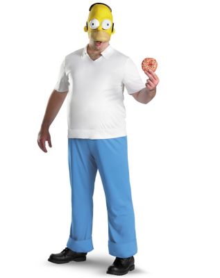 gavnlig Vær stille køkken The Simpsons Homer Simpson Deluxe Adult Costume - Spirithalloween.com