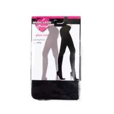 Plus Size Opaque Tights -  Black at Spencer's