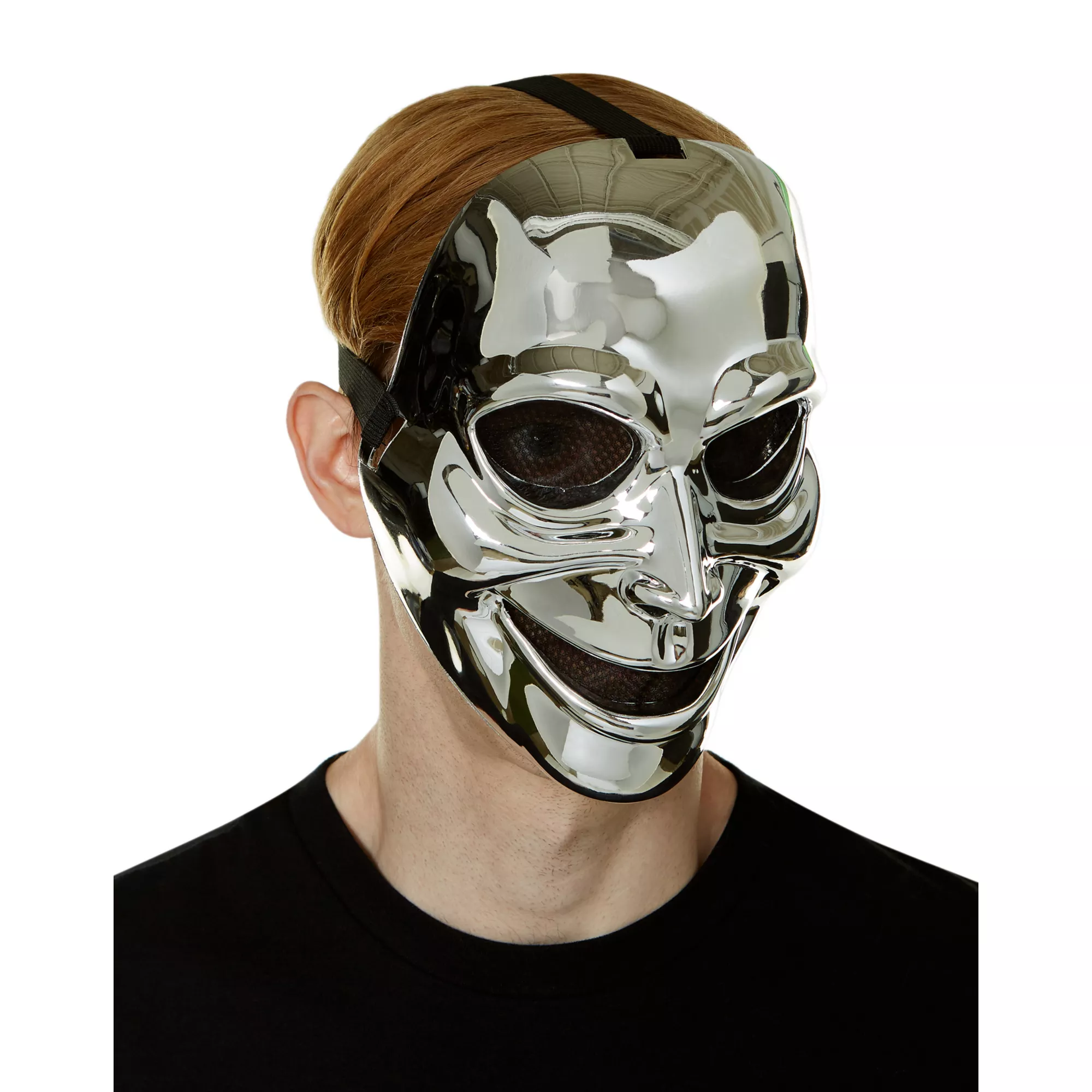 Sinister Ghost Half Mask at Spirit Halloween