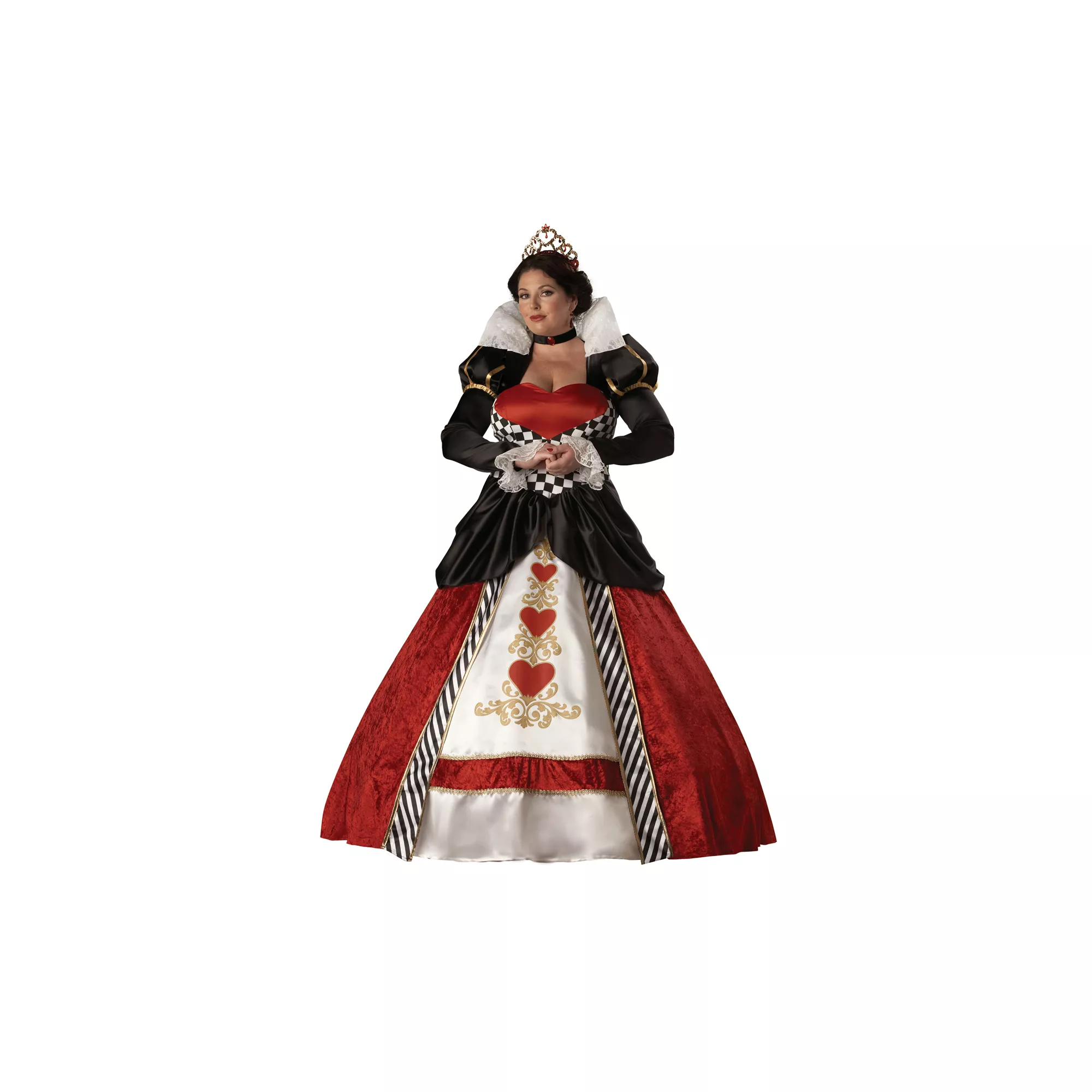 Adult Queen of Hearts Plus Size Costume - Deluxe at Spirit Halloween